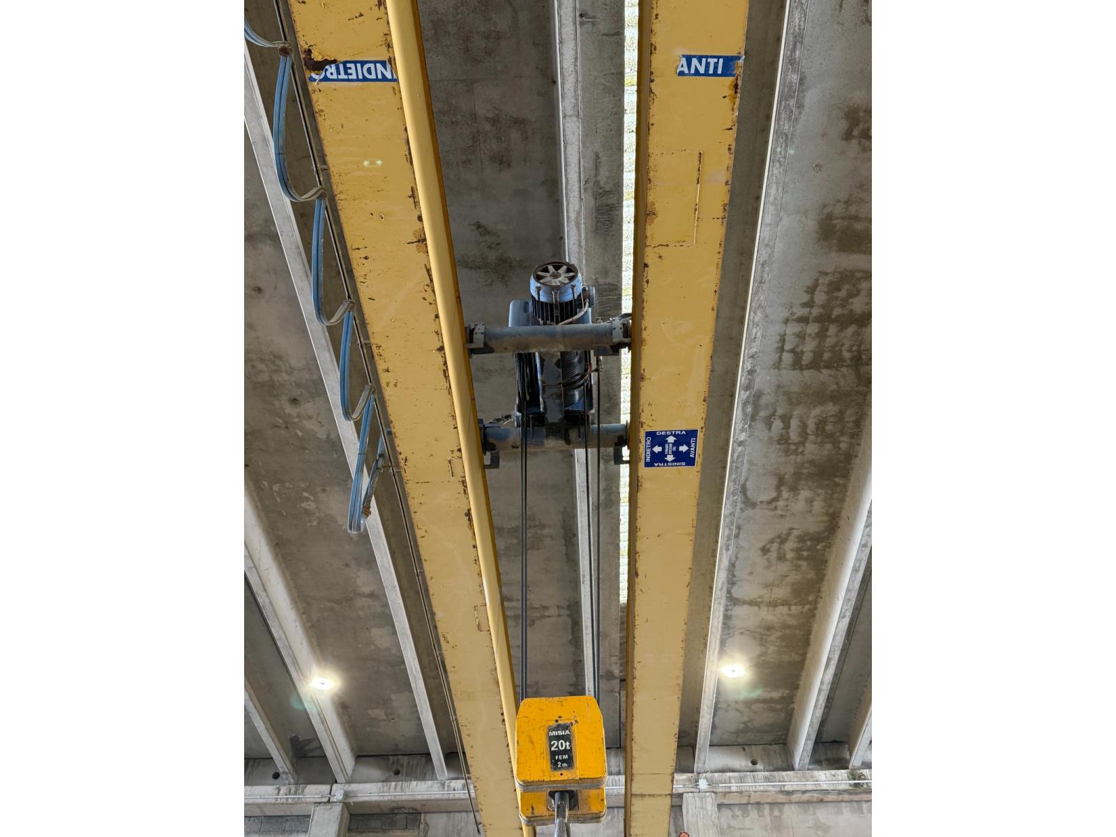 CARROPONTE BITRAVE SICC 20 TON SCARTAMENTO 16000 MM