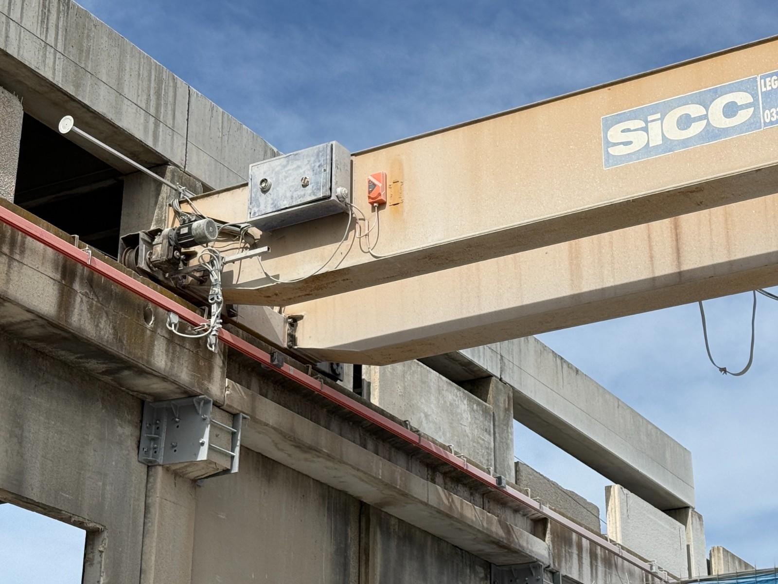 CARROPONTE BITRAVE SICC 15 TON SCARTAMENTO 16400 MM