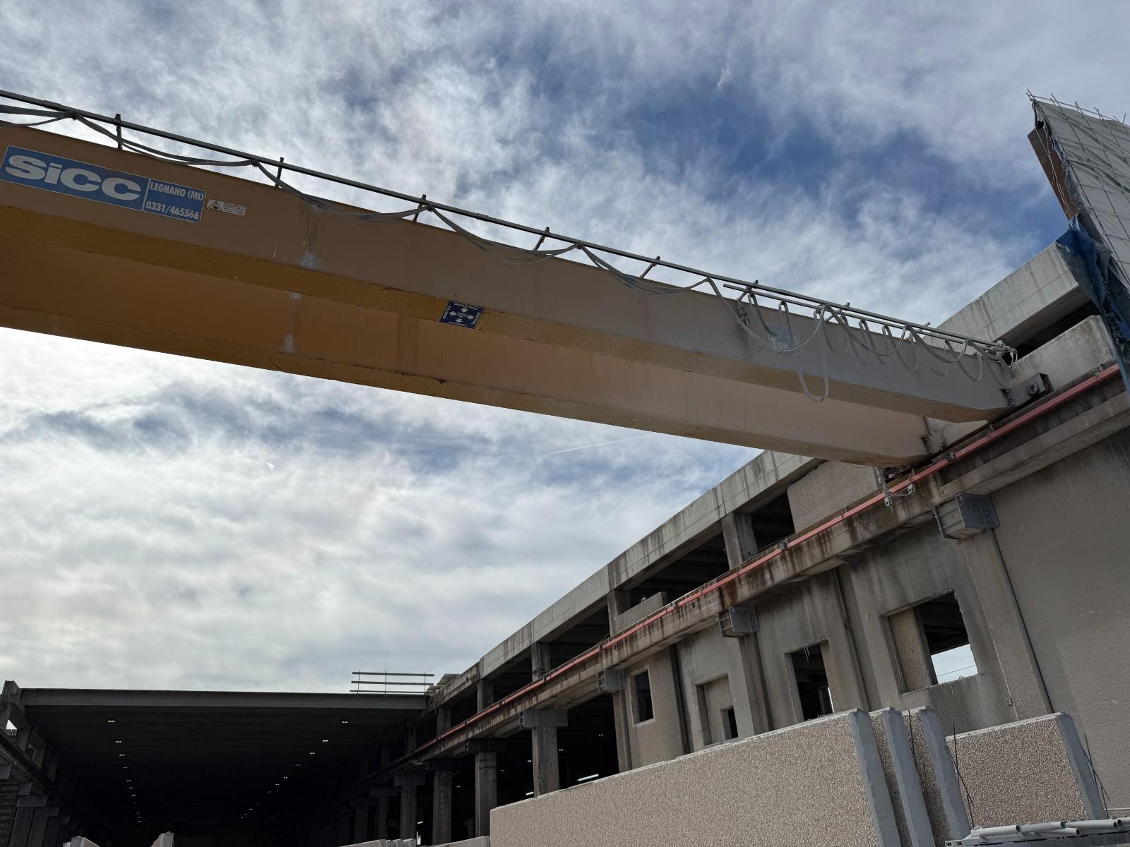 CARROPONTE BITRAVE SICC 15 TON SCARTAMENTO 16400 MM