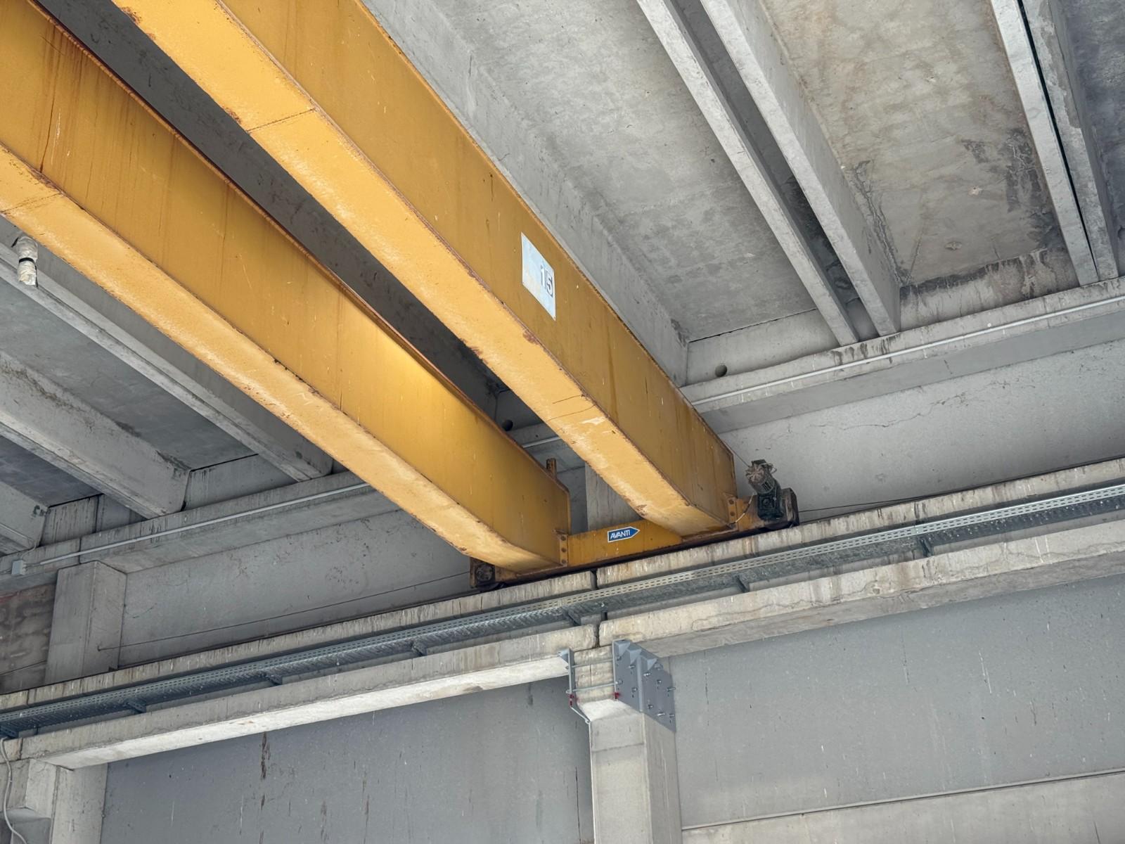 CARROPONTE BITRAVE SICC 15 TON SCARTAMENTO 18620 MM