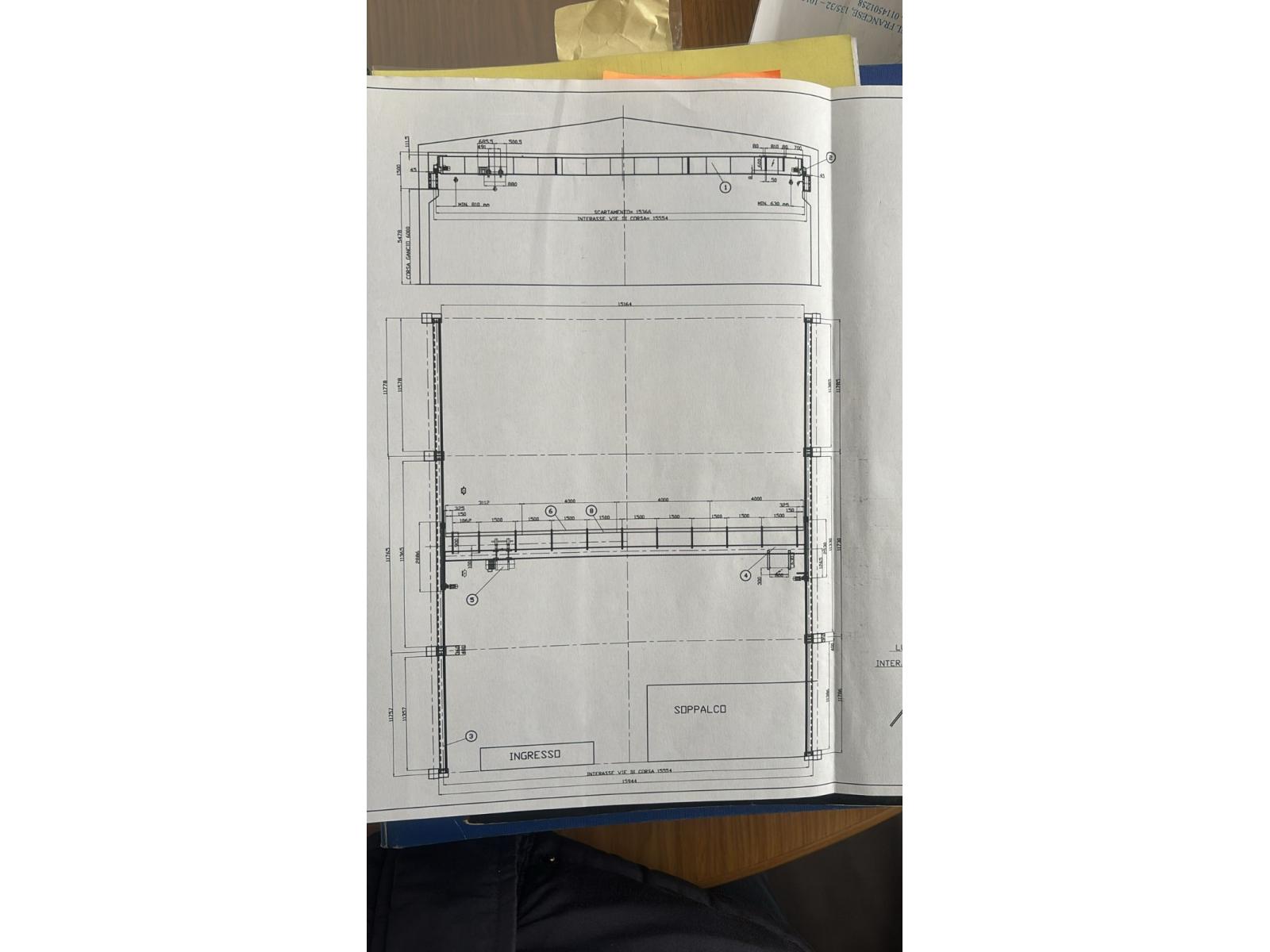 CARROPONTE MONOTRAVE CASELLA 5 TON SCARTAMENTO 16 MT