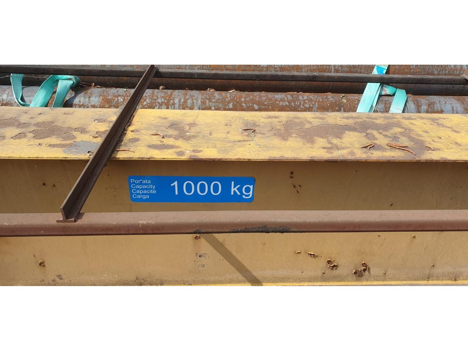 CARROPONTE MONOTRAVE OMIS 1000 KG SCARTAMENTO 10 MT