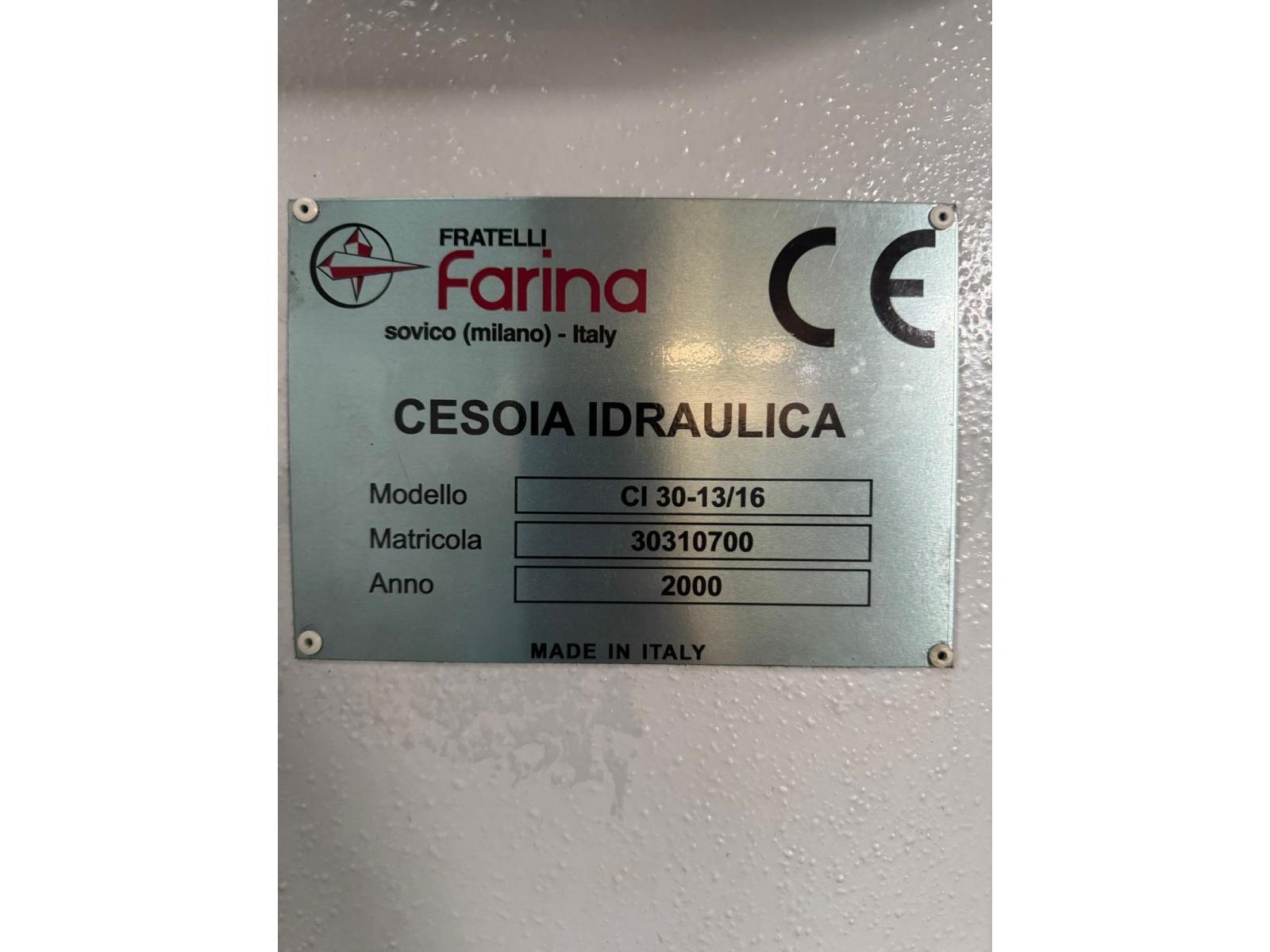 CESOIA IDRAULICA FARINA 3000x15 mm