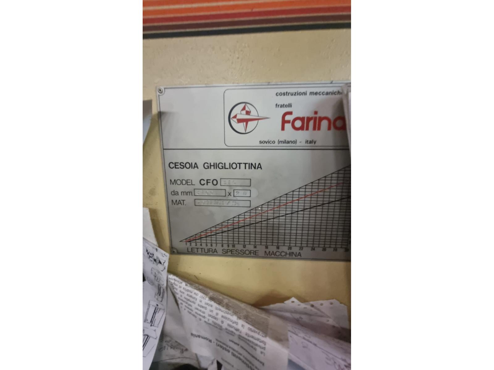 CESOIA IDRAULICA FARINA 3000x20mm