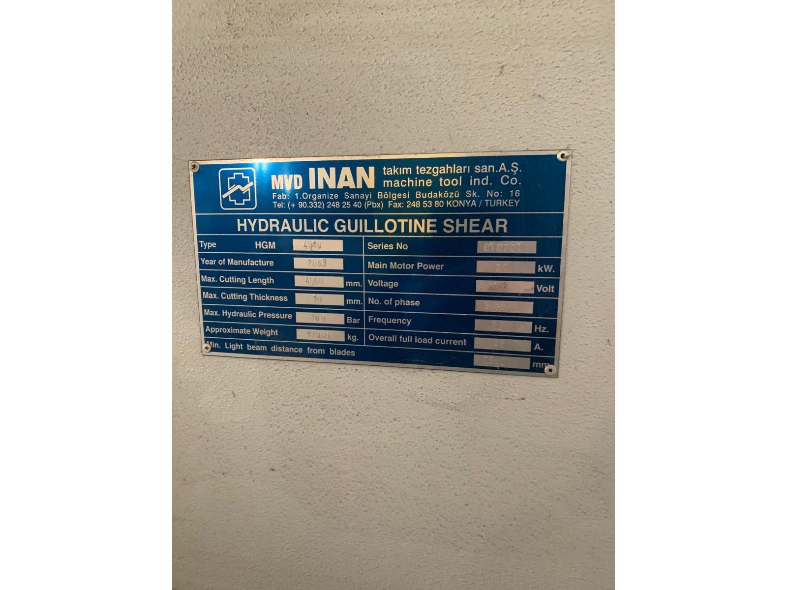 CESOIA IDRAULICA MVD INAN