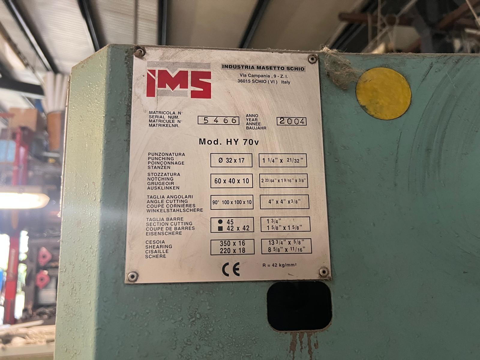 CESOIA PUNZONATRICE IMS HY70 V