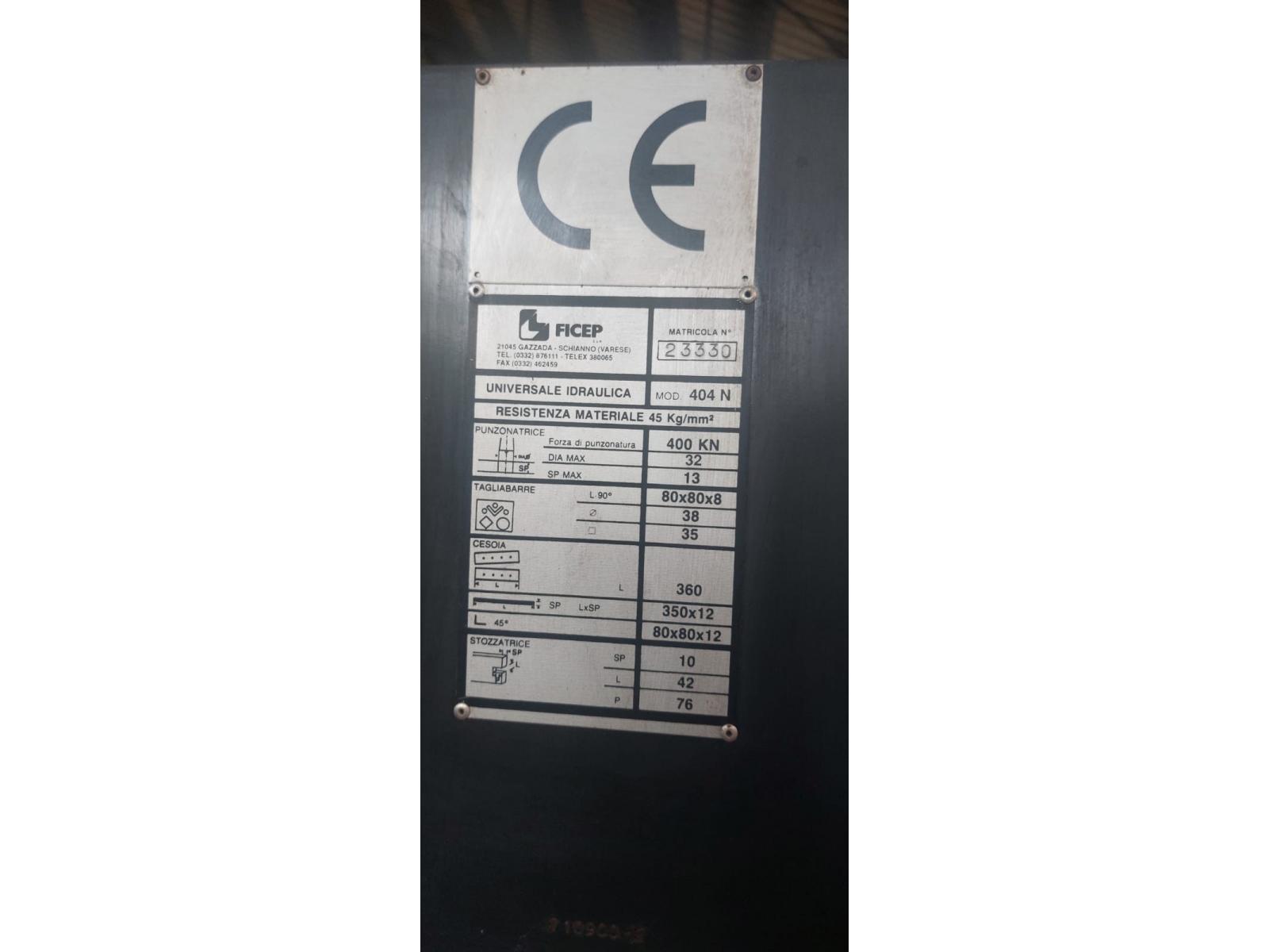 CESOIA PUNZONATRICE UNIVERSALE FICEP