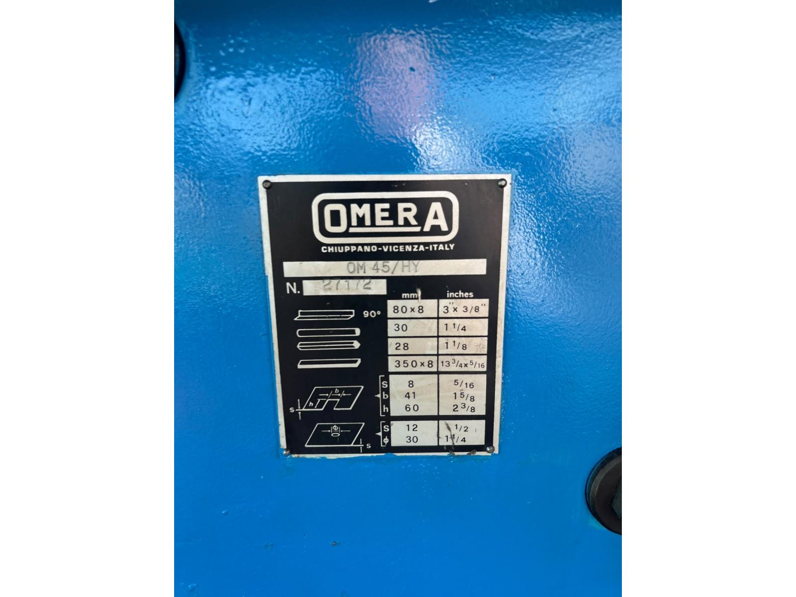 Cesoia punzonatrice universale omera OM45/HY