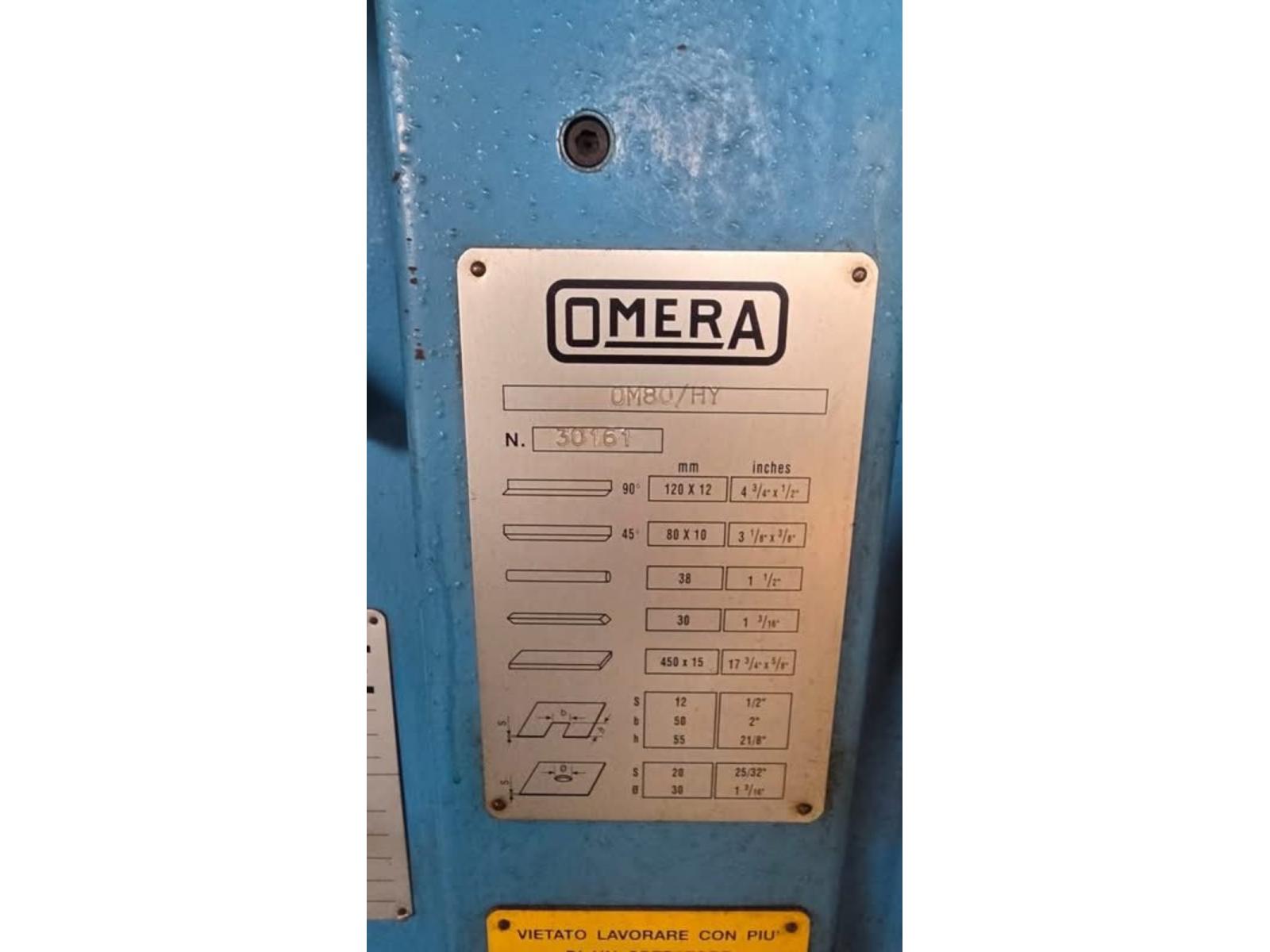 Cesoia punzonatrice universale OMERA 80 TON