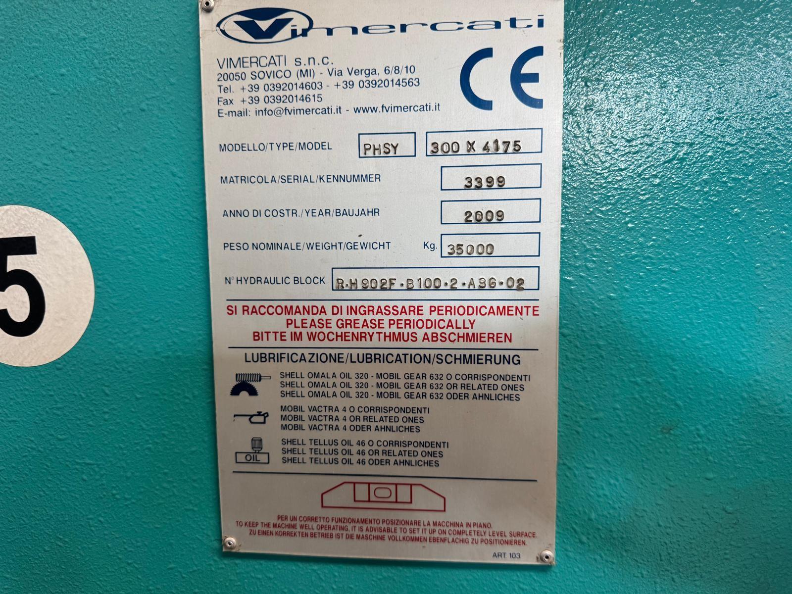 CESOIA VIMERCATI PHSY 300 X 4175