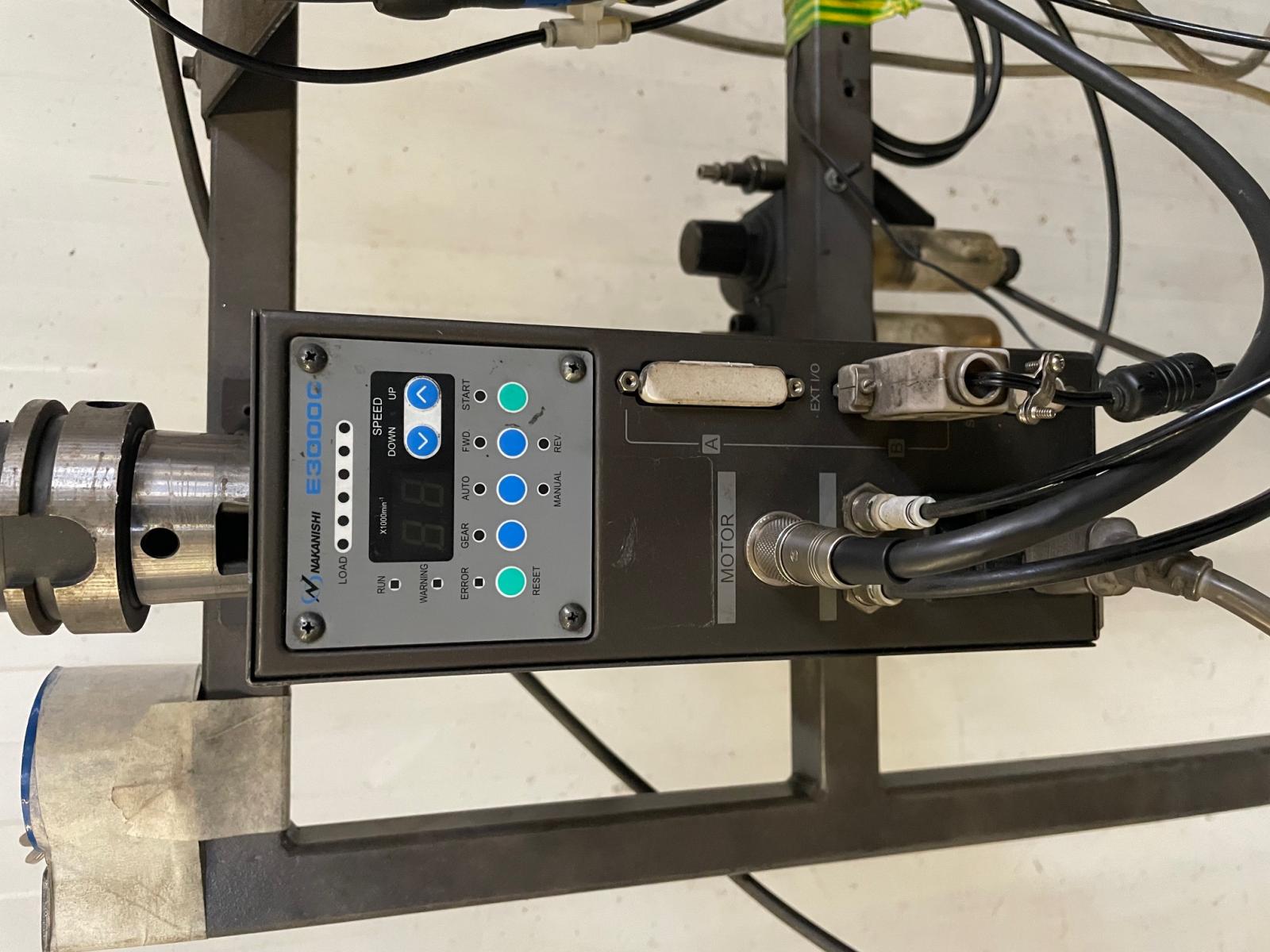 ELETTROMANDRINO NAKANISHI DA 0 A 50.000 GIRI CON ATTACCO HSK 63 E ATTACCO ISO 50 INCLUSI NAKANISHI