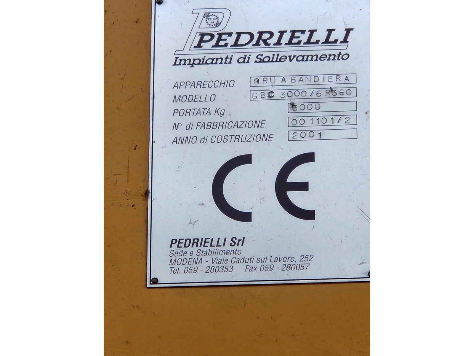 GRU A BANDIERA PEDRIELLI 3 TON