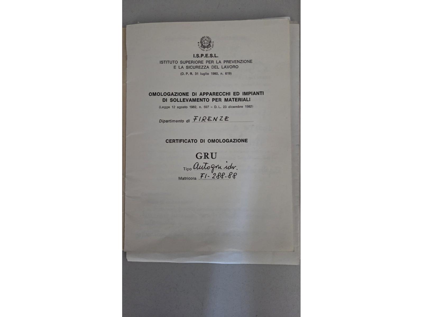 GRU BENCINI 10 TON