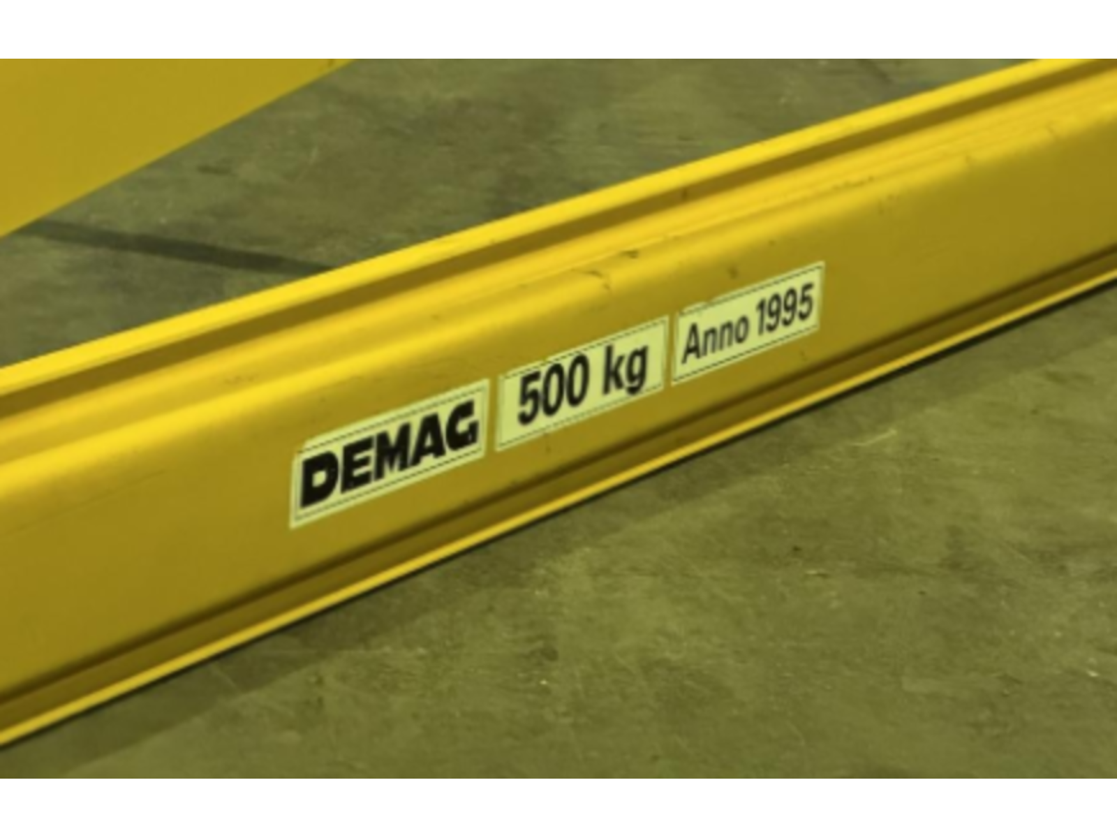 GRU COLONNA DEMAG + PARANCO DEMAG 500KG - 4+4m
