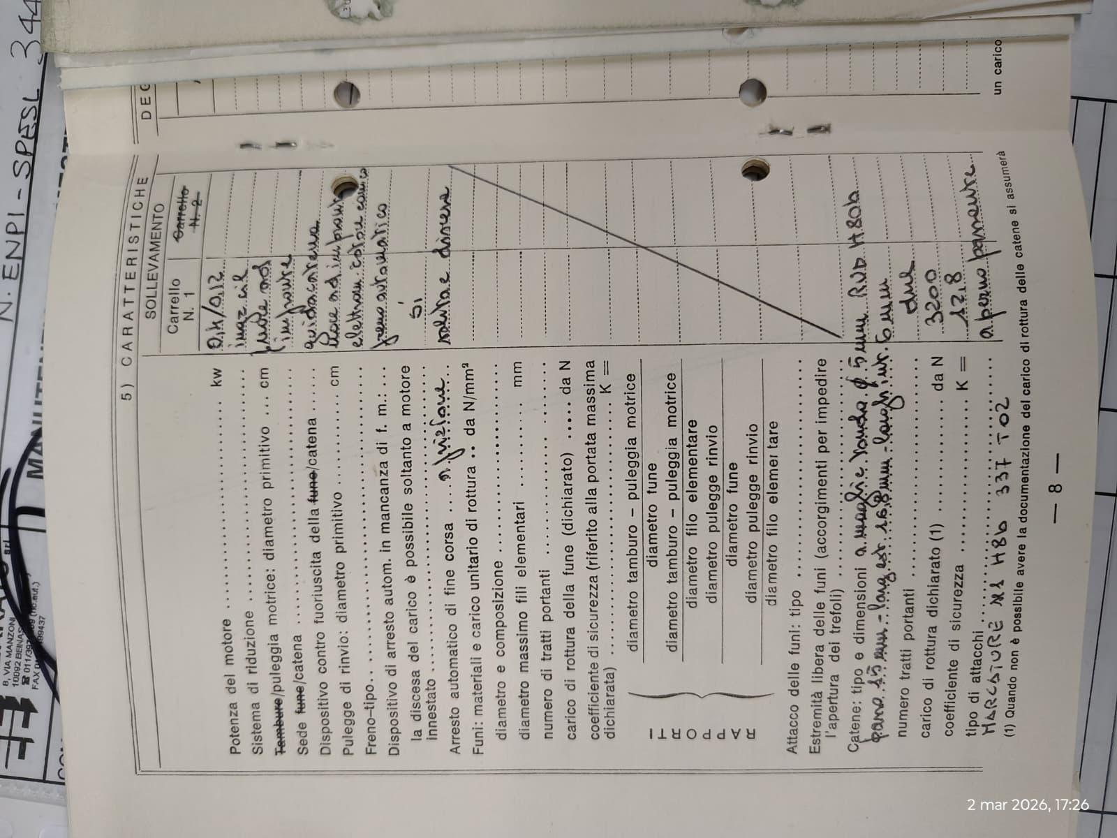 GRU A COLONNA DONATI 500 KG