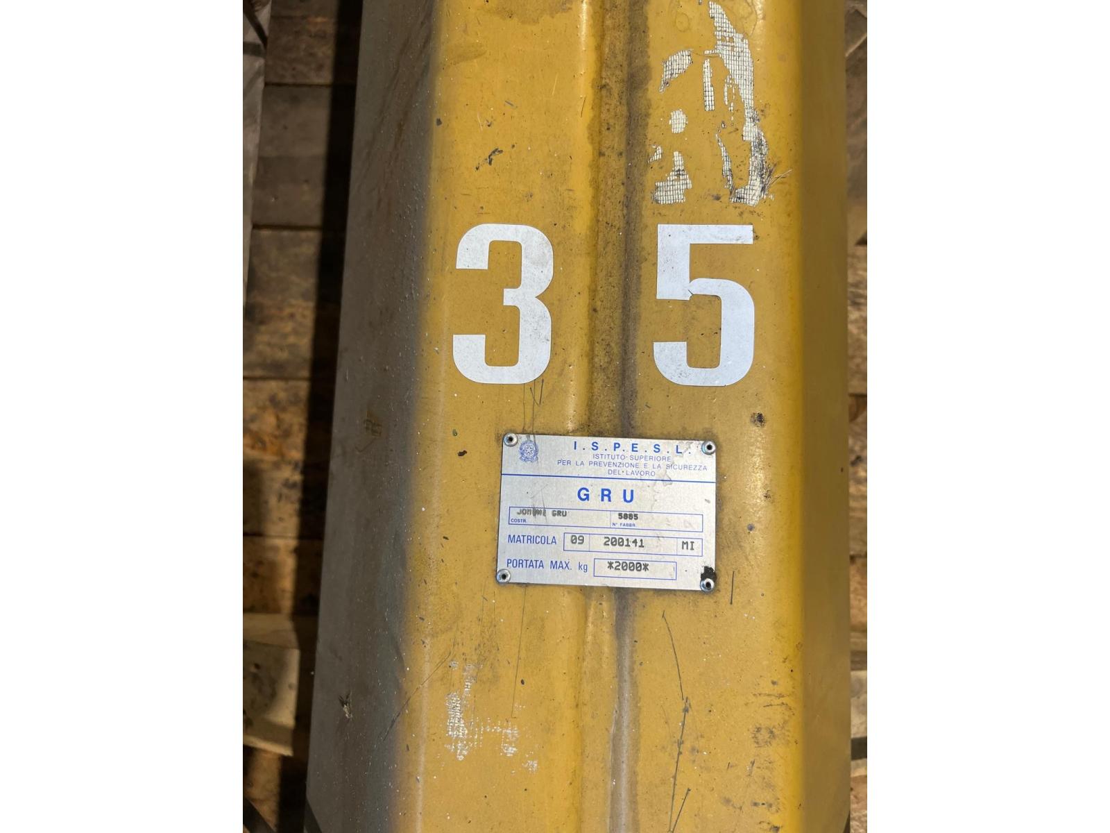 GRU A COLONNA JOMINI GBCT PORTATA 2.000 KG