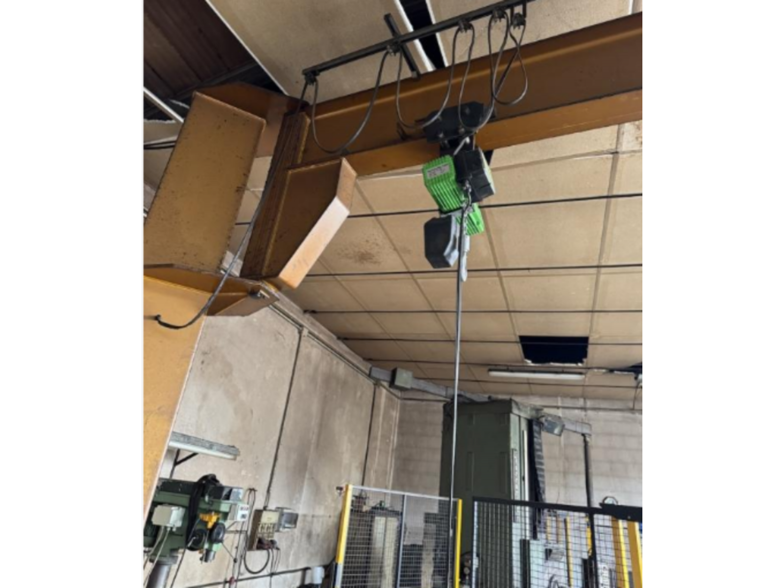 GRU A COLONNA -PURICELLI- TRAVE TIRANTATA- P.TA 1000KG - H 4M -L.6M