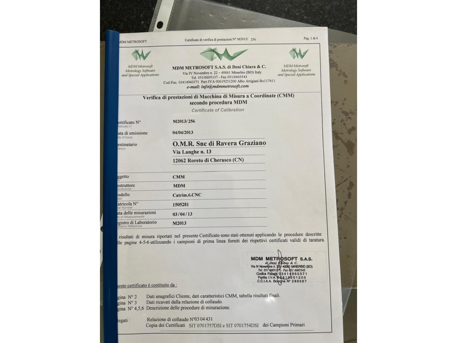 MACCHINA DI MISURA A PORTALE CATRIM 6 N CNC