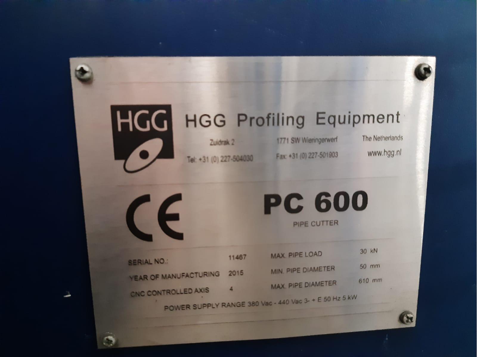Macchina per taglio a mezzo plasma CN di tubi  a spessore HGG mod SPC 600