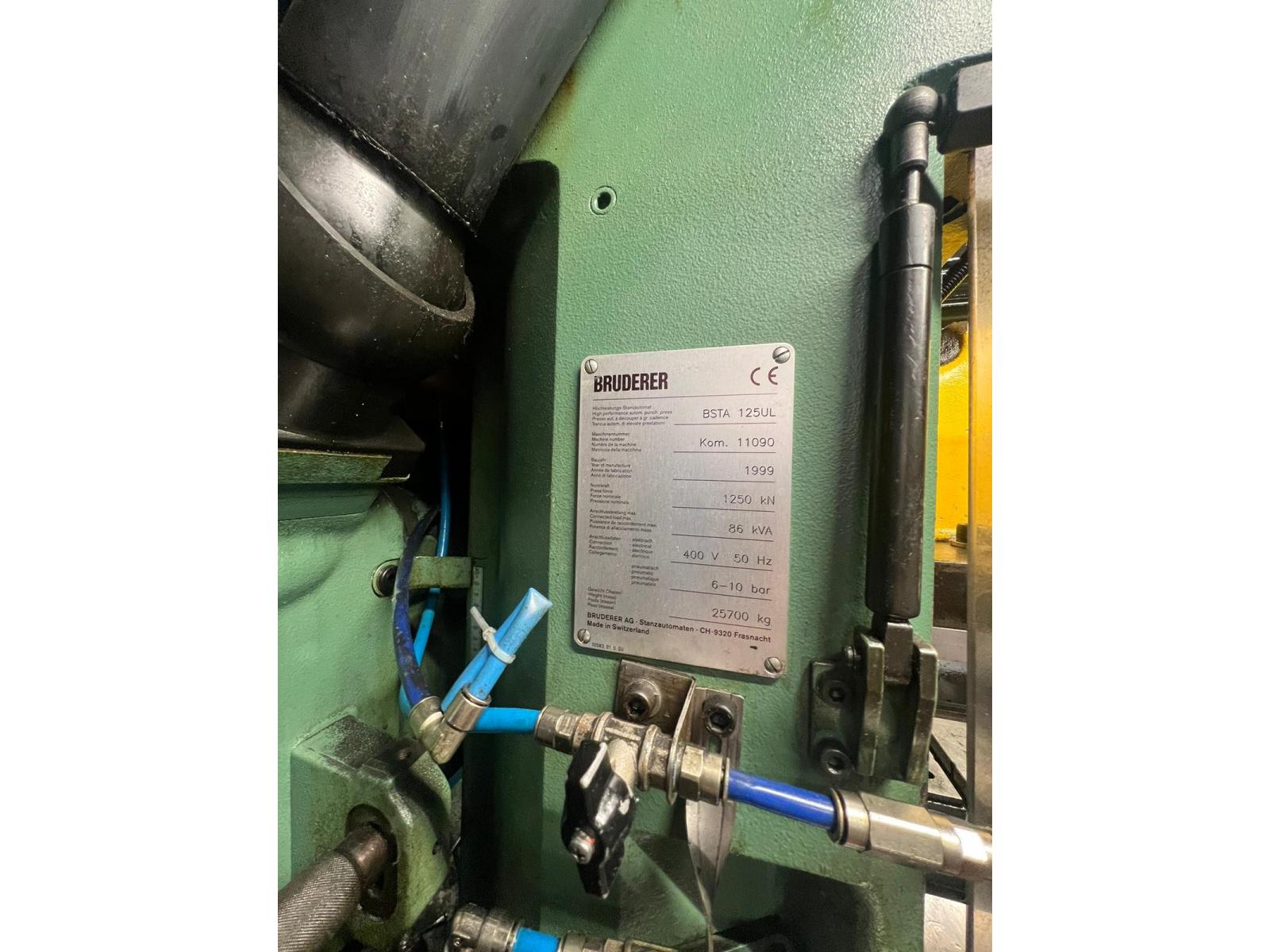 PRESSA BRUDERER BSTA125UL