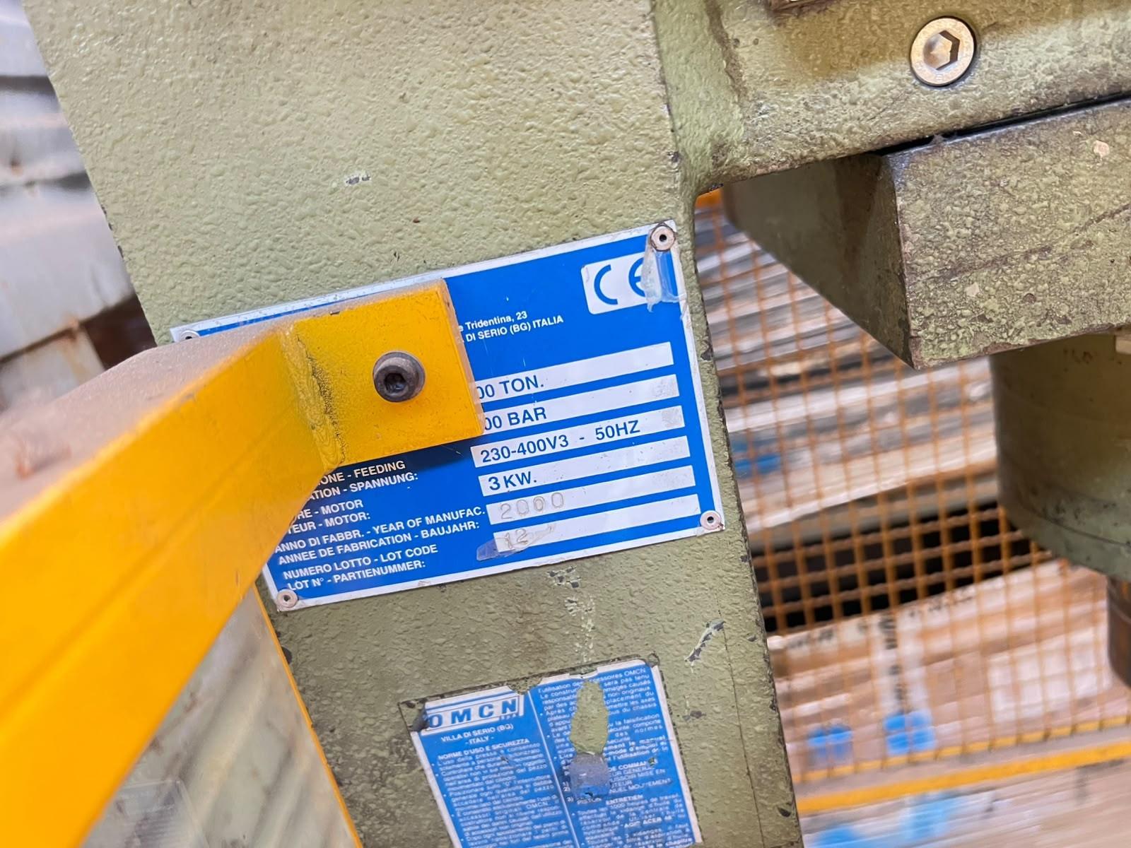 PRESSA PER OFFICINA OMCN 100 TON