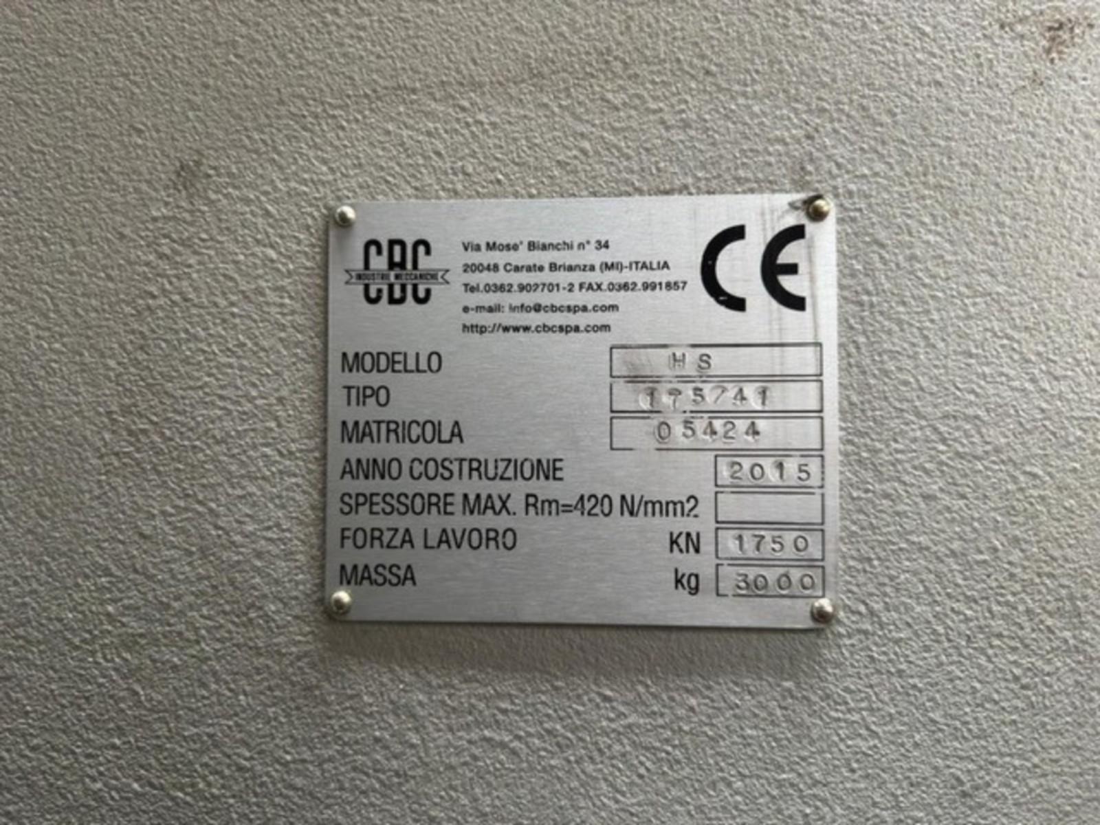 PRESSA PIEGATRICE CBC IN TANDEM