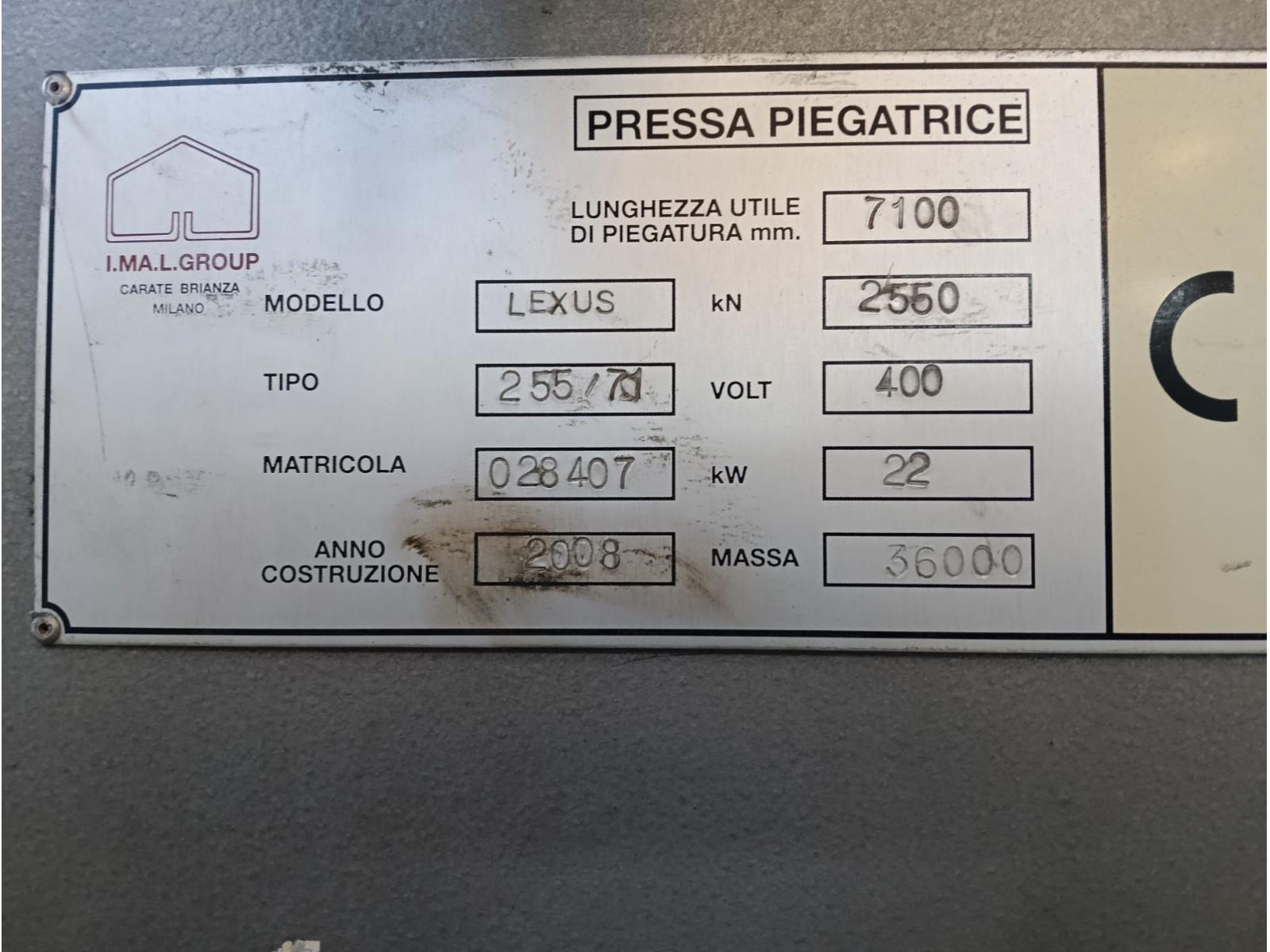 PRESSA PIEGATRICE IMAL