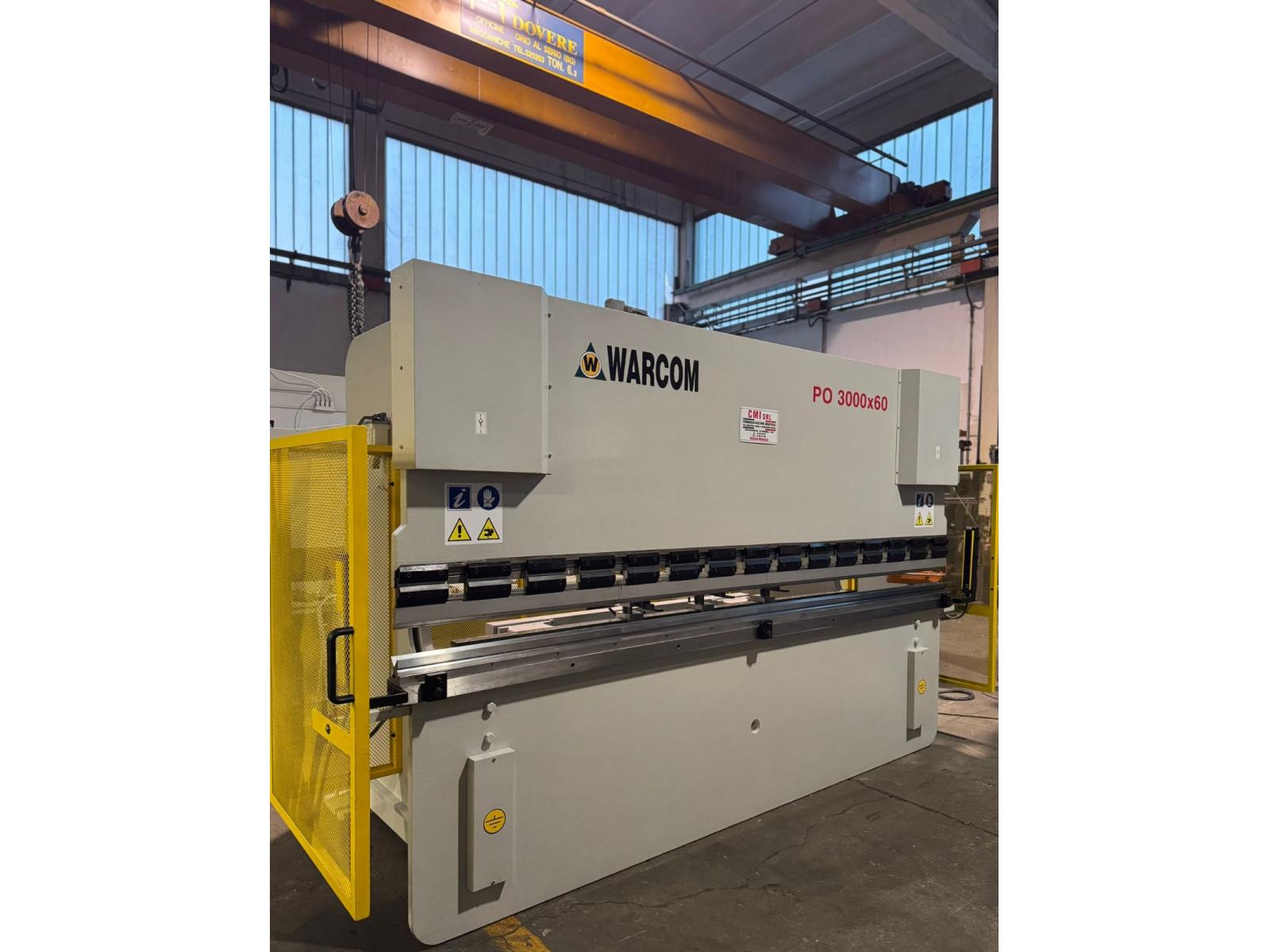 PRESSA PIEGATRICE WARCOM 3000x60 TON CNC 4 ASSI