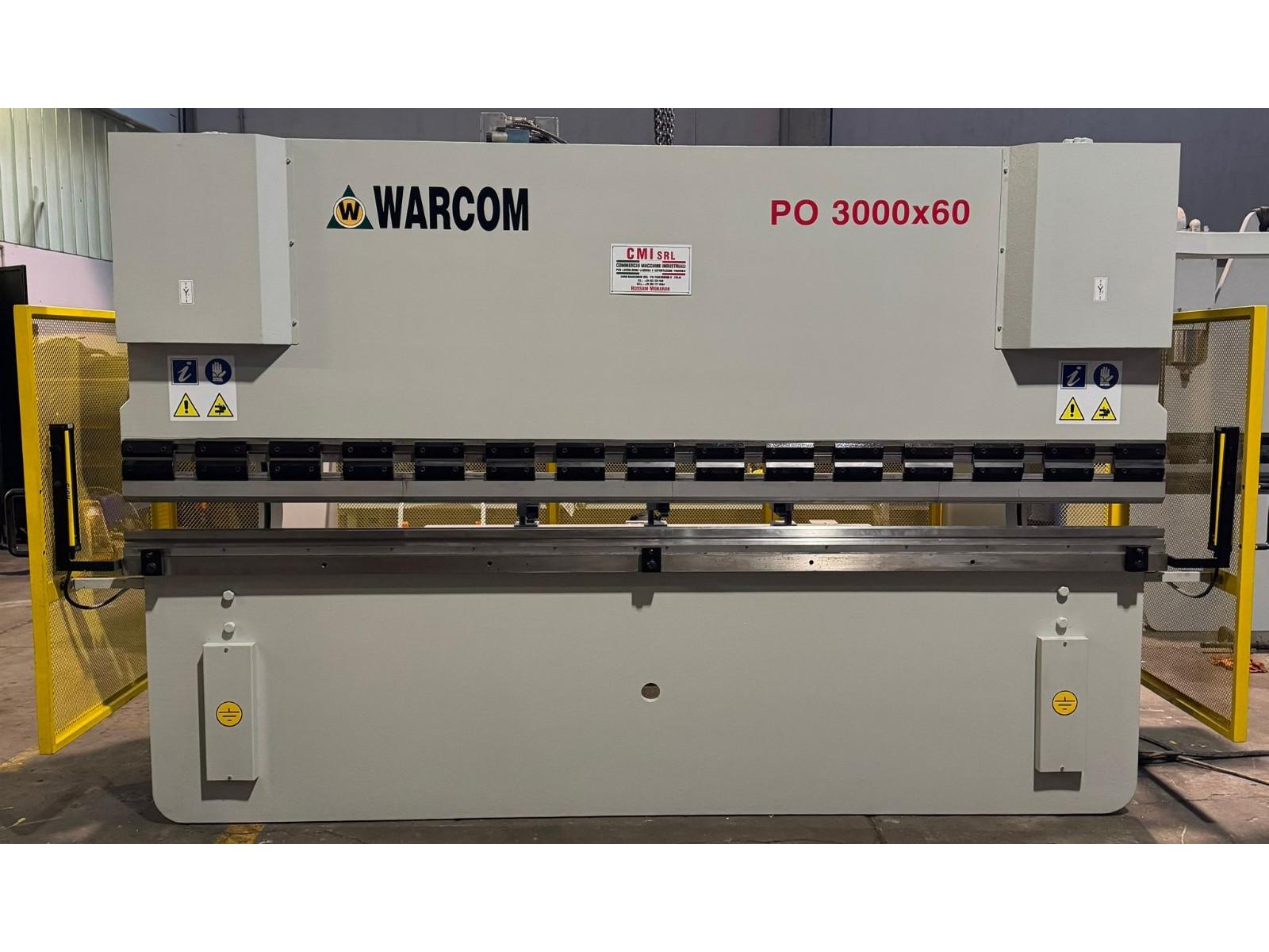 PRESSA PIEGATRICE WARCOM 3000x60 TON CNC 4 ASSI