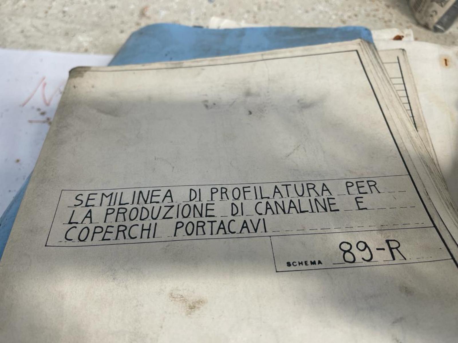 Profilatrice Gasparini PER LA PRODUZIONE DI CANALINE E COPERCHI PORTACAVI