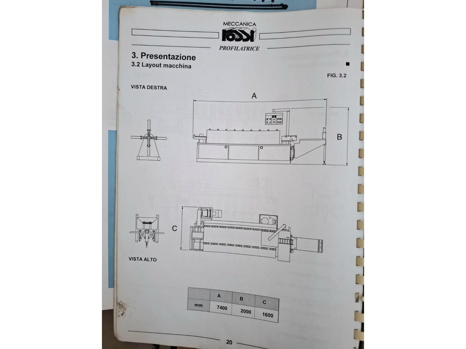 PROFILATRICE ROSSI 12 PASSAGGI