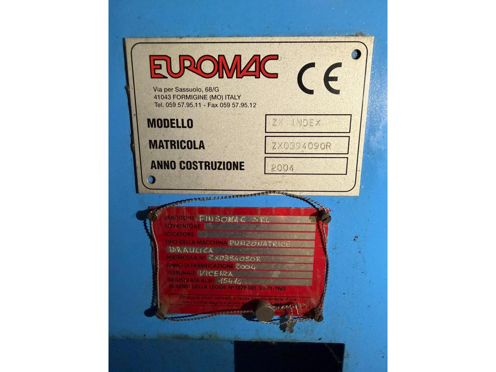 PUNZONATRICE EUROMAC   mod. ZX NDEX 1250/30