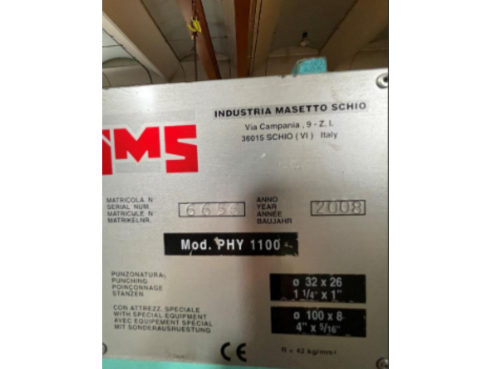 PUNZONATRICE IMS PHY 1100