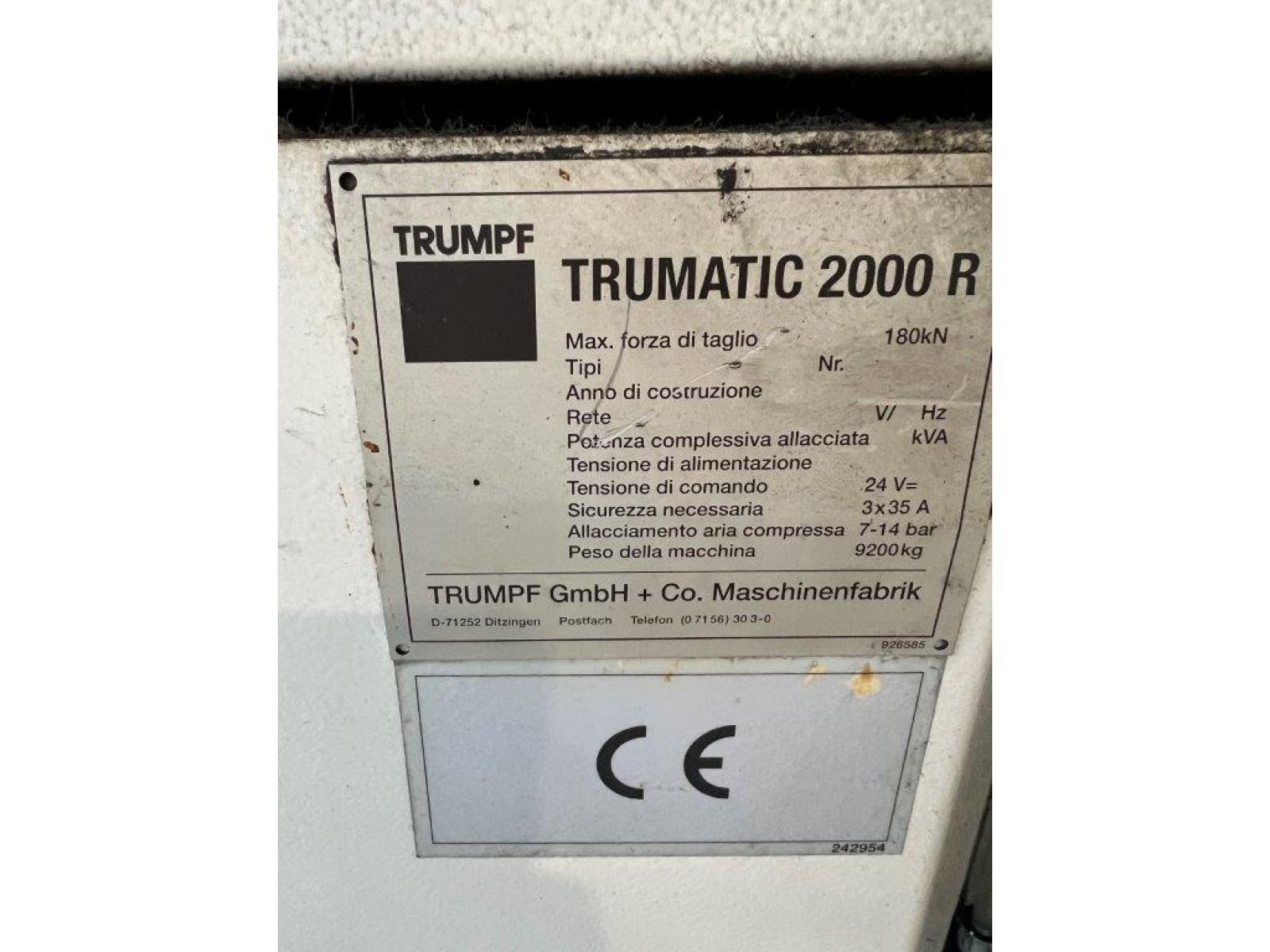 Punzonatrice trumatic 2000 R  180 KN