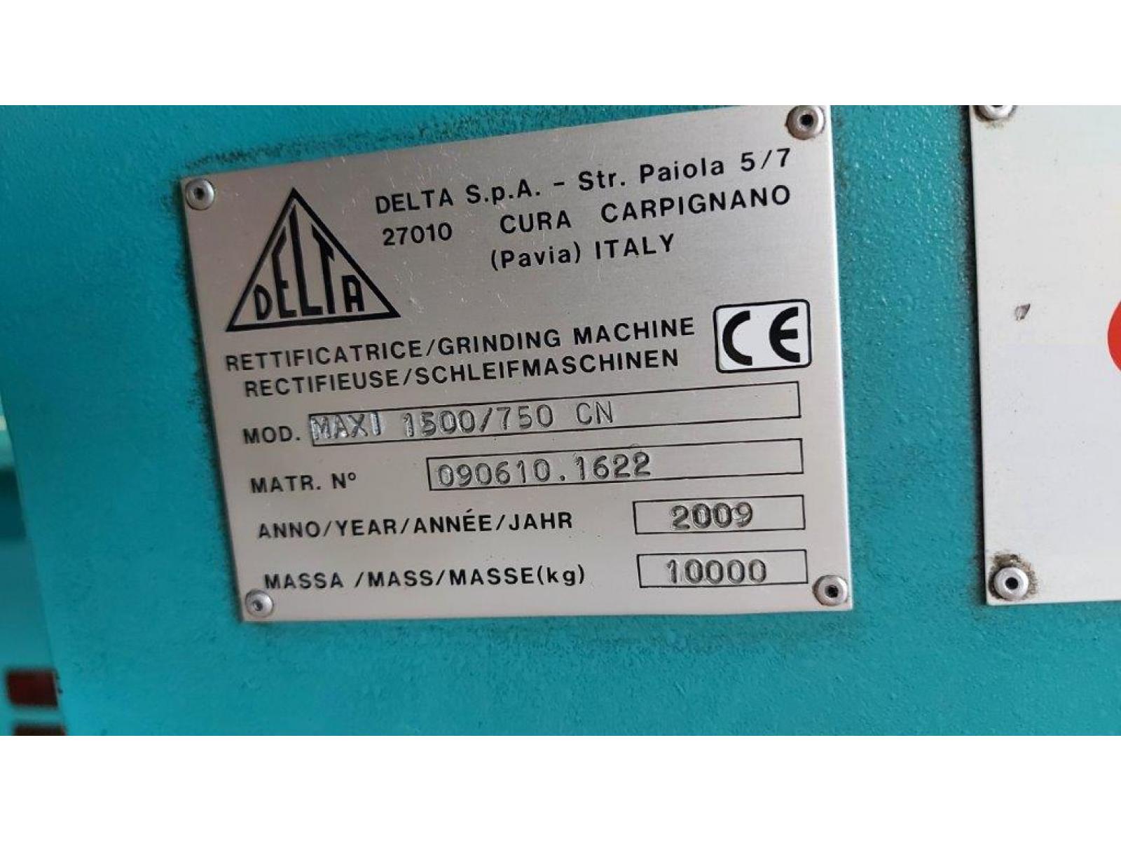 Rettifica Tangenziale Cnc DELTA Mod. MAXI 1500/750 CN,  Tavola 1700 x 600 mm