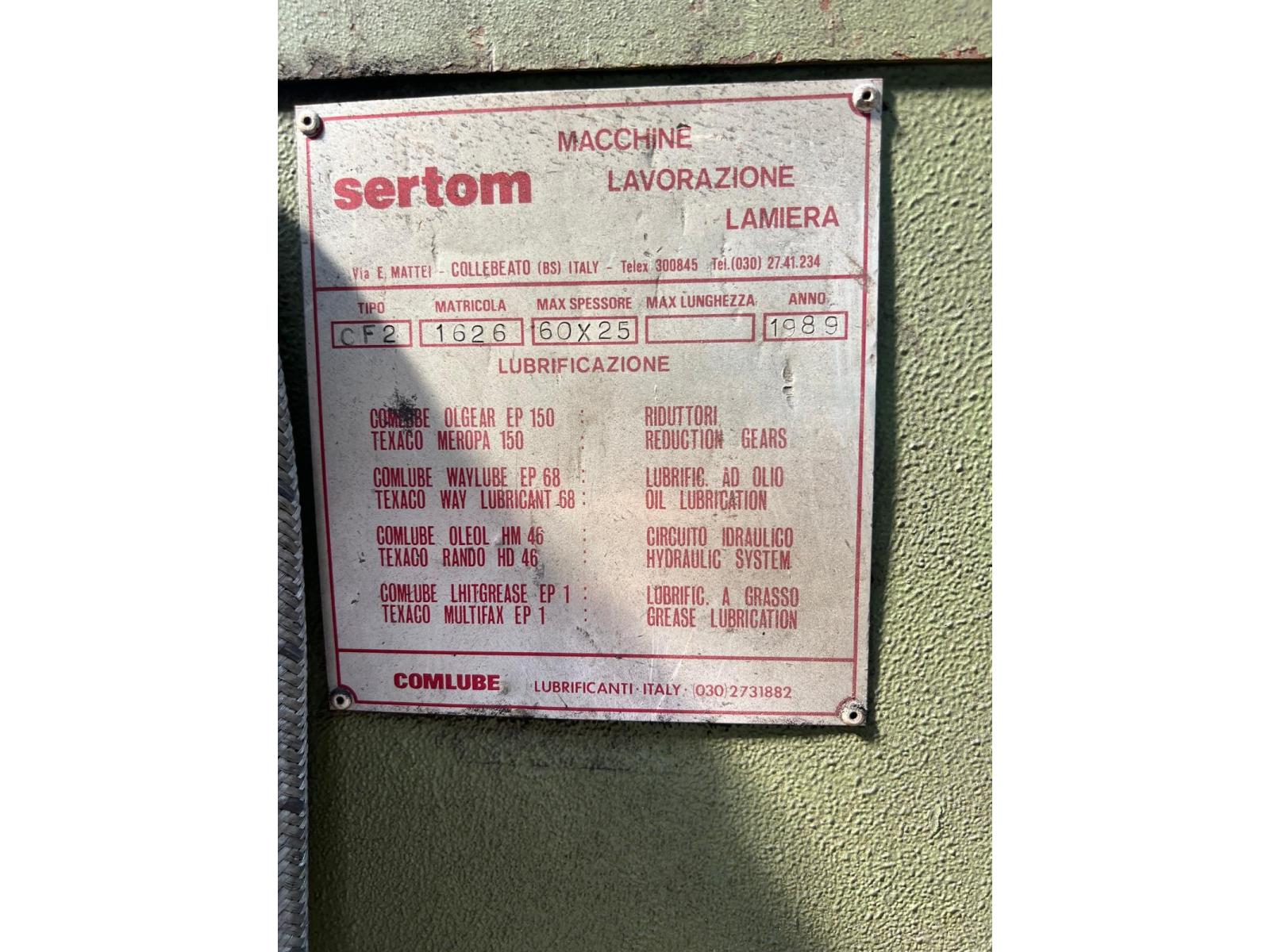 SMUSSATRICE SERTOM CF2 60 X 25