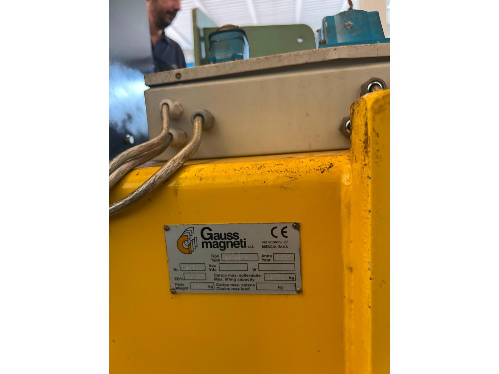 Sollevatore magnetico GAUSSMAGNETI 12 TON