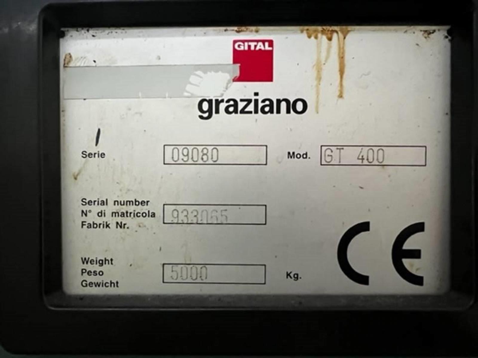 tornio cnc Graziano GT 400 motorizzato usato