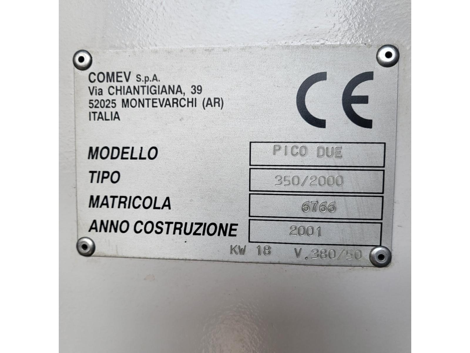 TORNIO COMEV PICODUE 350 X 2.000 Pass barra 130 controllo zn 32