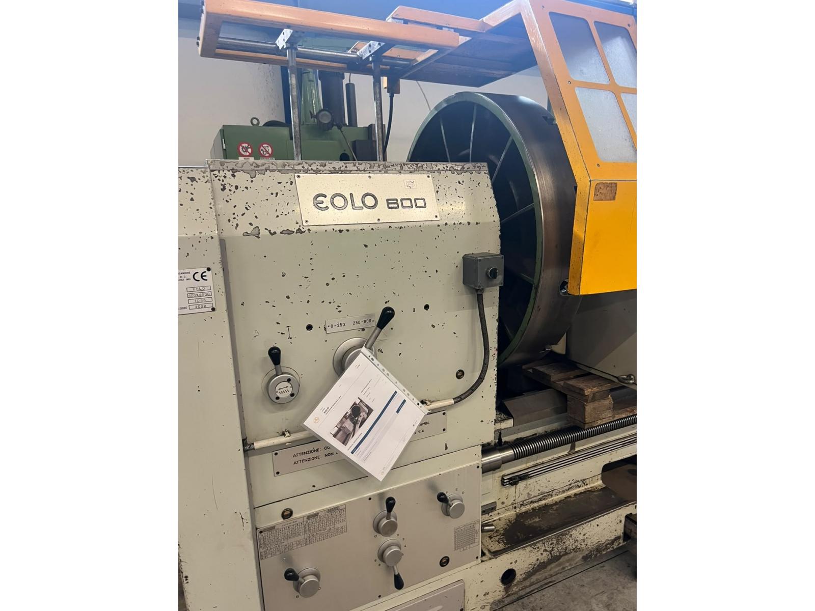Tornio parallelo 5000 x diametro 1200mm foro 160mm