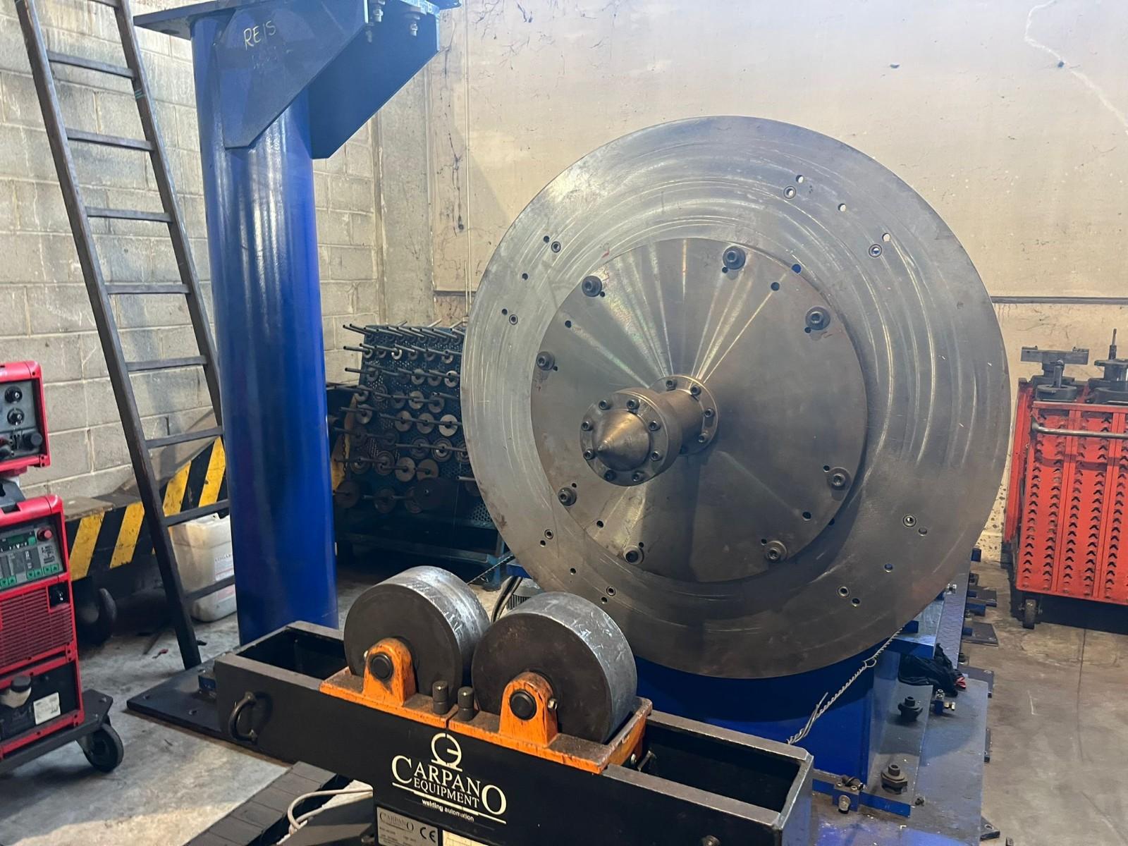 TRAVI DI SALDATURA REIS CON POSIZIONATORE E SALDATRICE