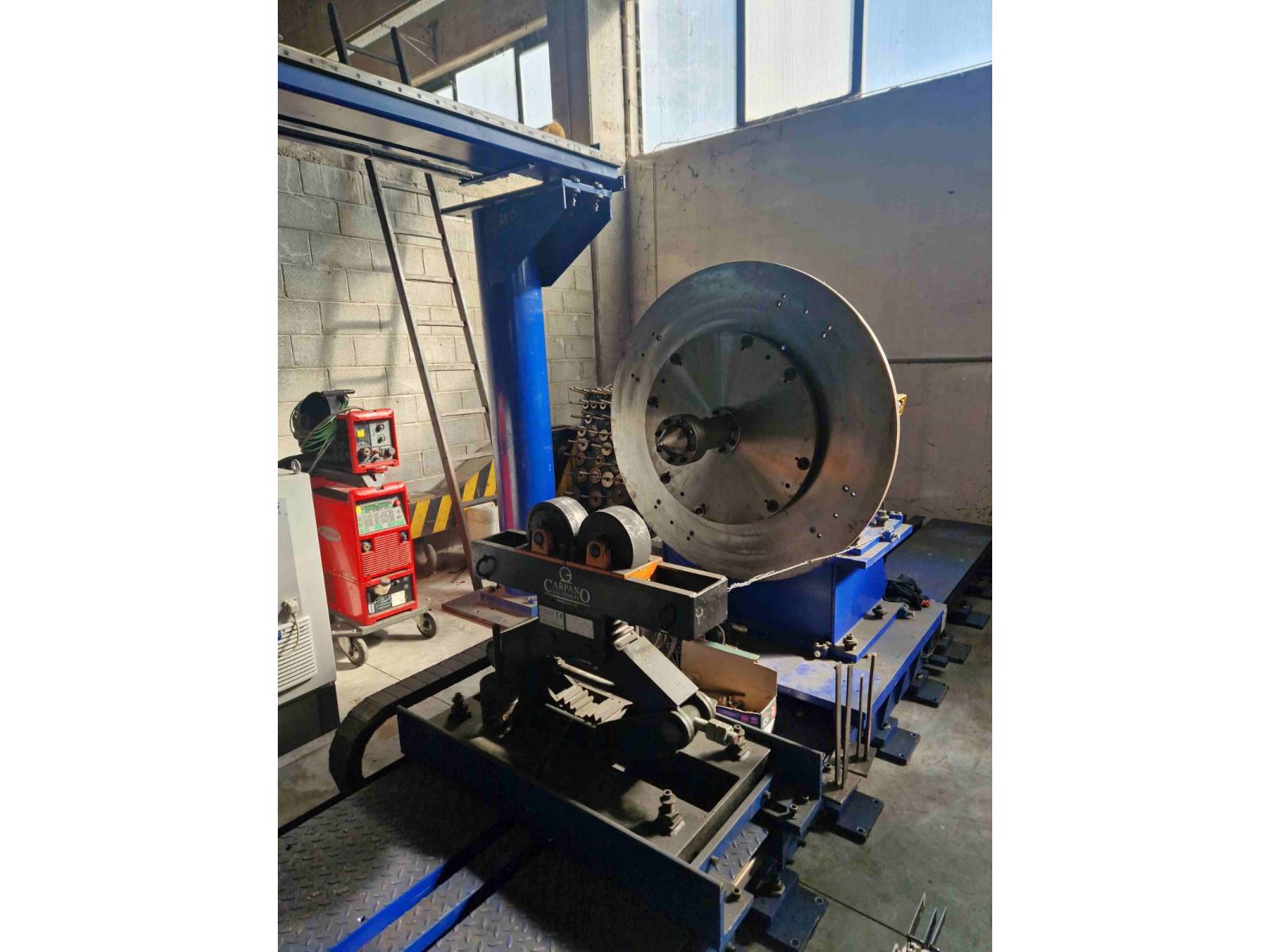 TRAVI DI SALDATURA REIS CON POSIZIONATORE E SALDATRICE