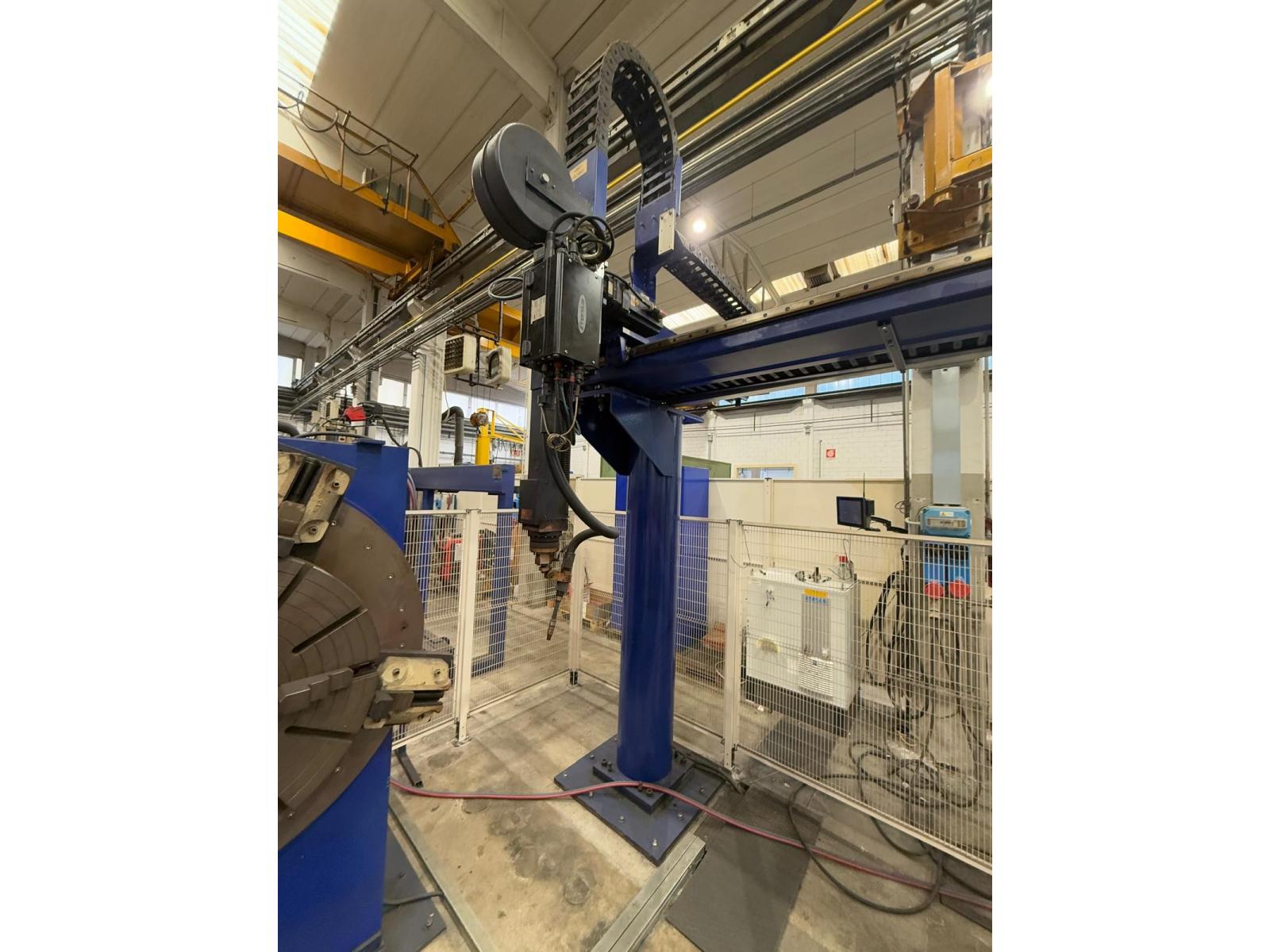 TRAVI DI SALDATURA REIS CON POSIZIONATORE E SALDATRICE