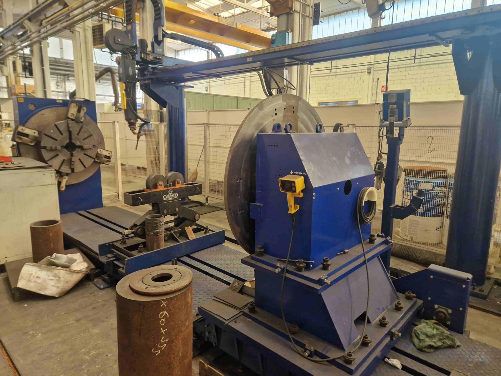 TRAVI DI SALDATURA REIS CON POSIZIONATORE E SALDATRICE