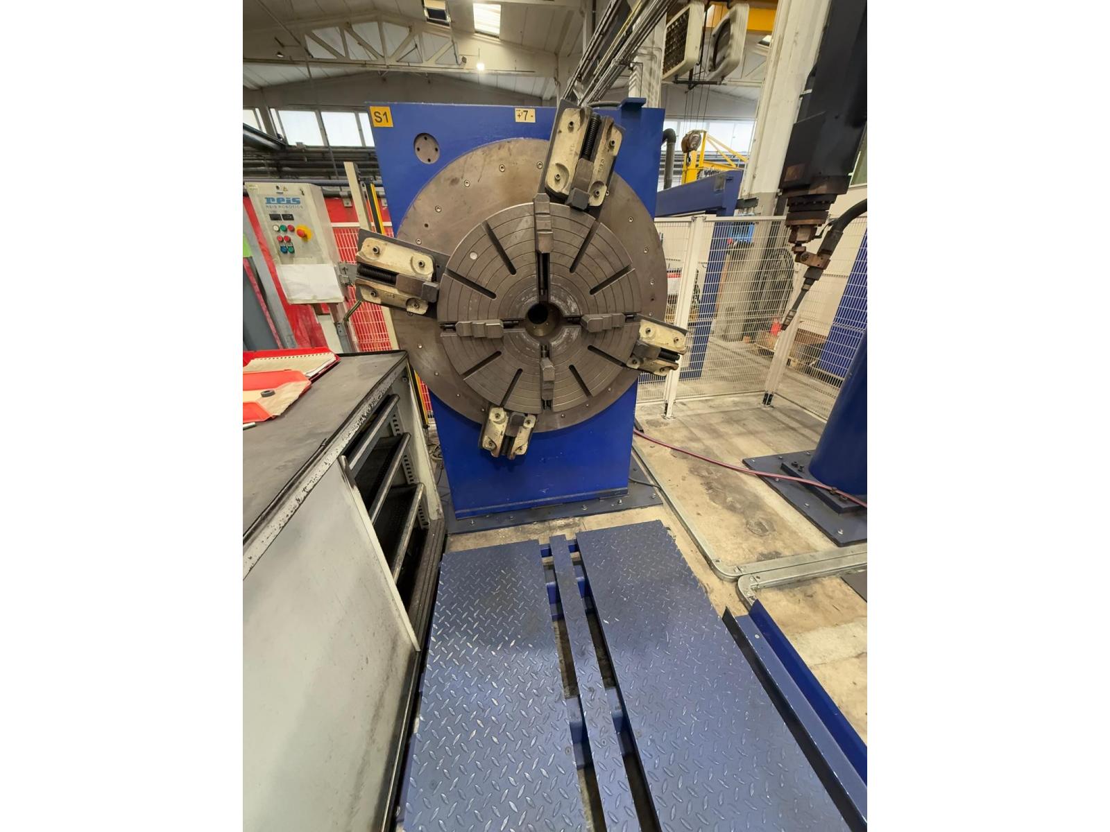 TRAVI DI SALDATURA REIS CON POSIZIONATORE E SALDATRICE