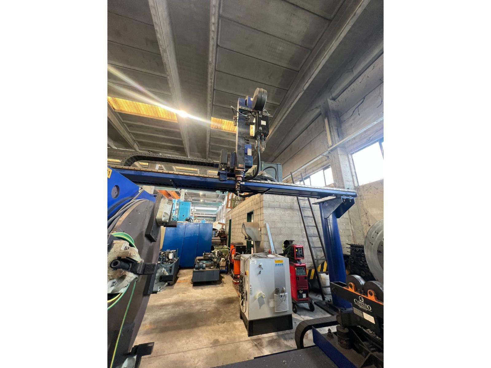 TRAVI DI SALDATURA REIS CON POSIZIONATORE E SALDATRICE